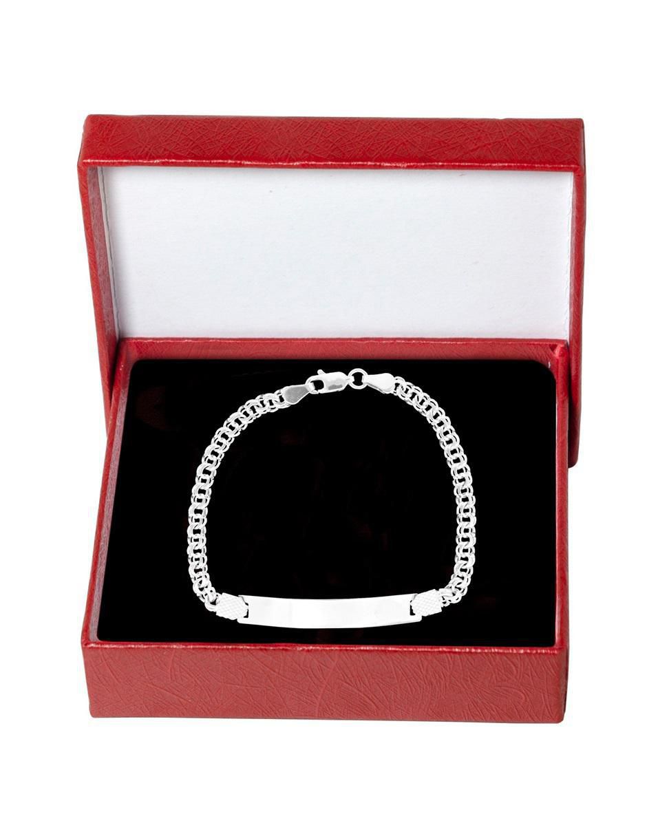 Pulsera de plata p 925 con acabado pulido