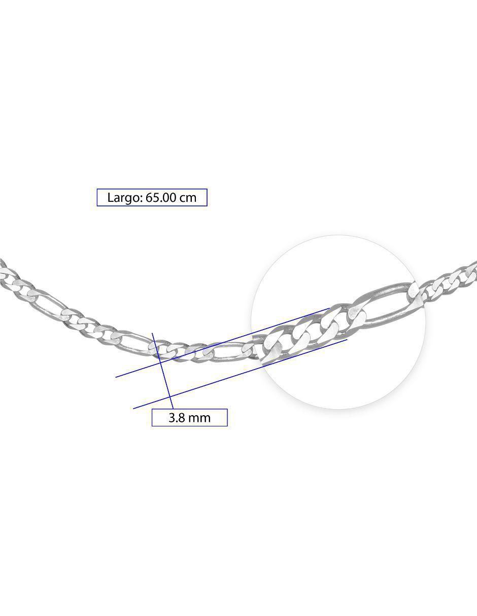 Collar eslabones de plata P 925 4