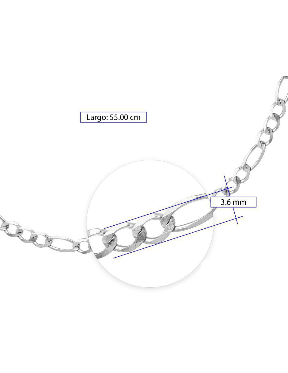 Collar eslabones de plata P 925 3