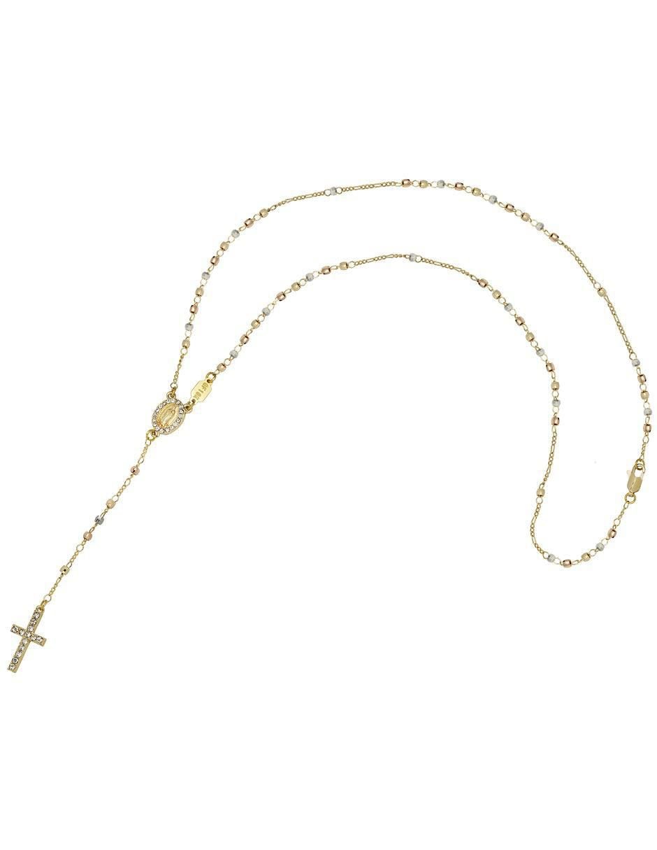 Collar cruz 18 K