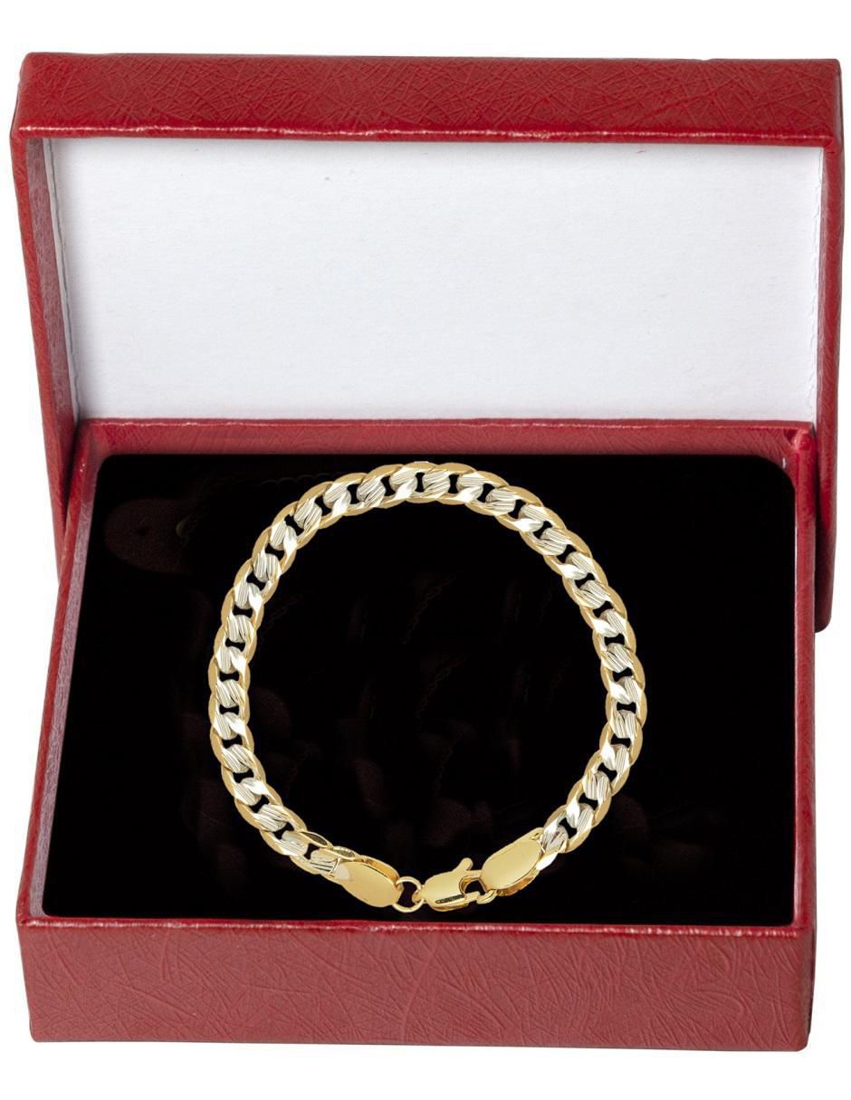 Pulsera 18 K acabado chapa de oro 4