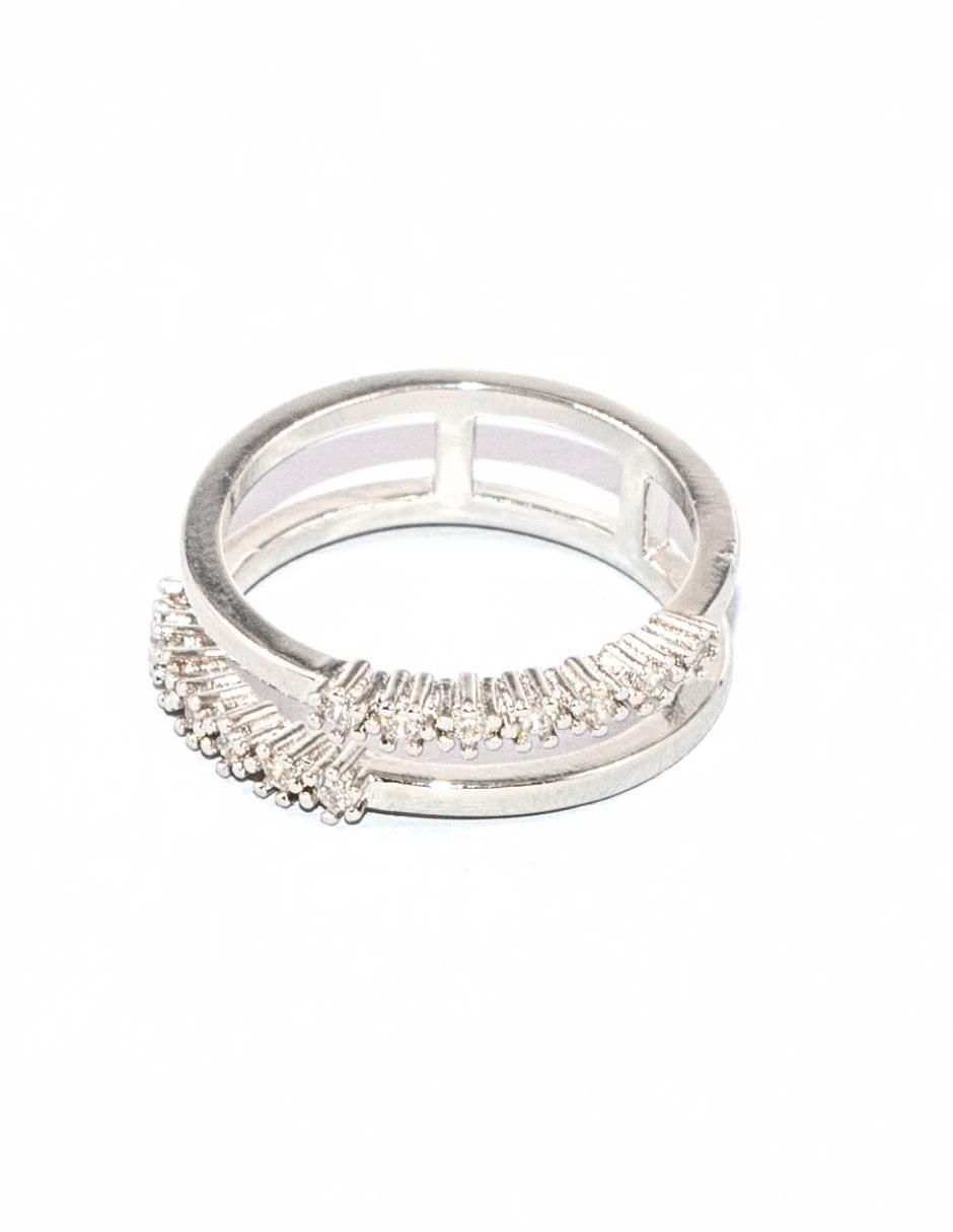 Anillo Elegance Silver zirconia baño de rodio Anillo Elegance Silver zirconia baño de rodio