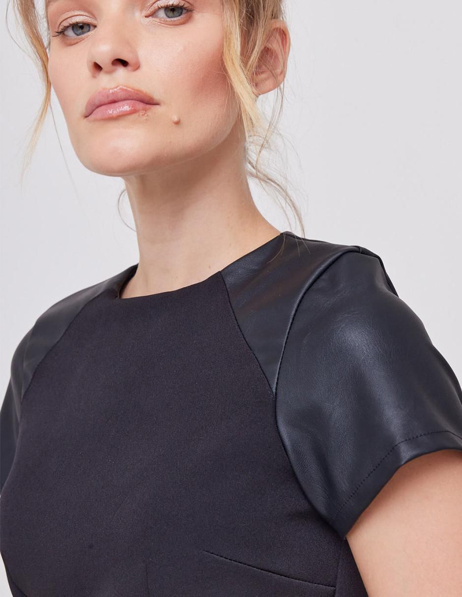Vestido arriba rodilla casual art deco para mujer 7