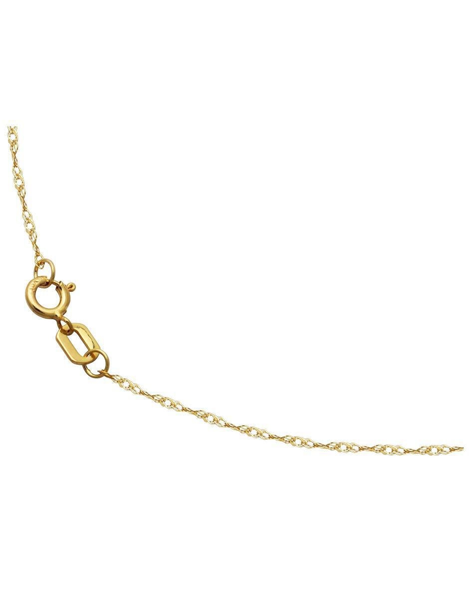 Collar de cruz de oro 10 K 3
