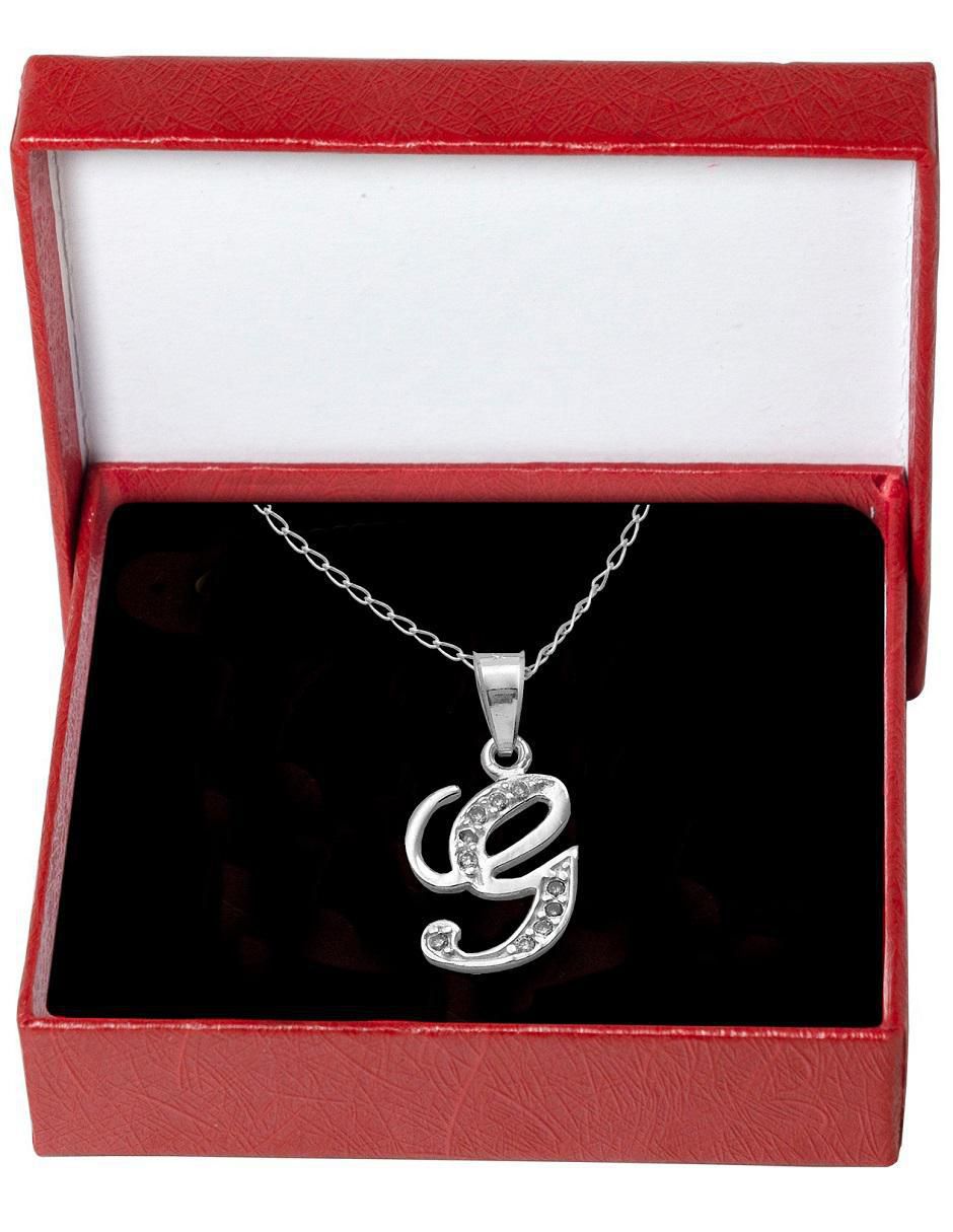 Collar de letra g de plata P 925 2
