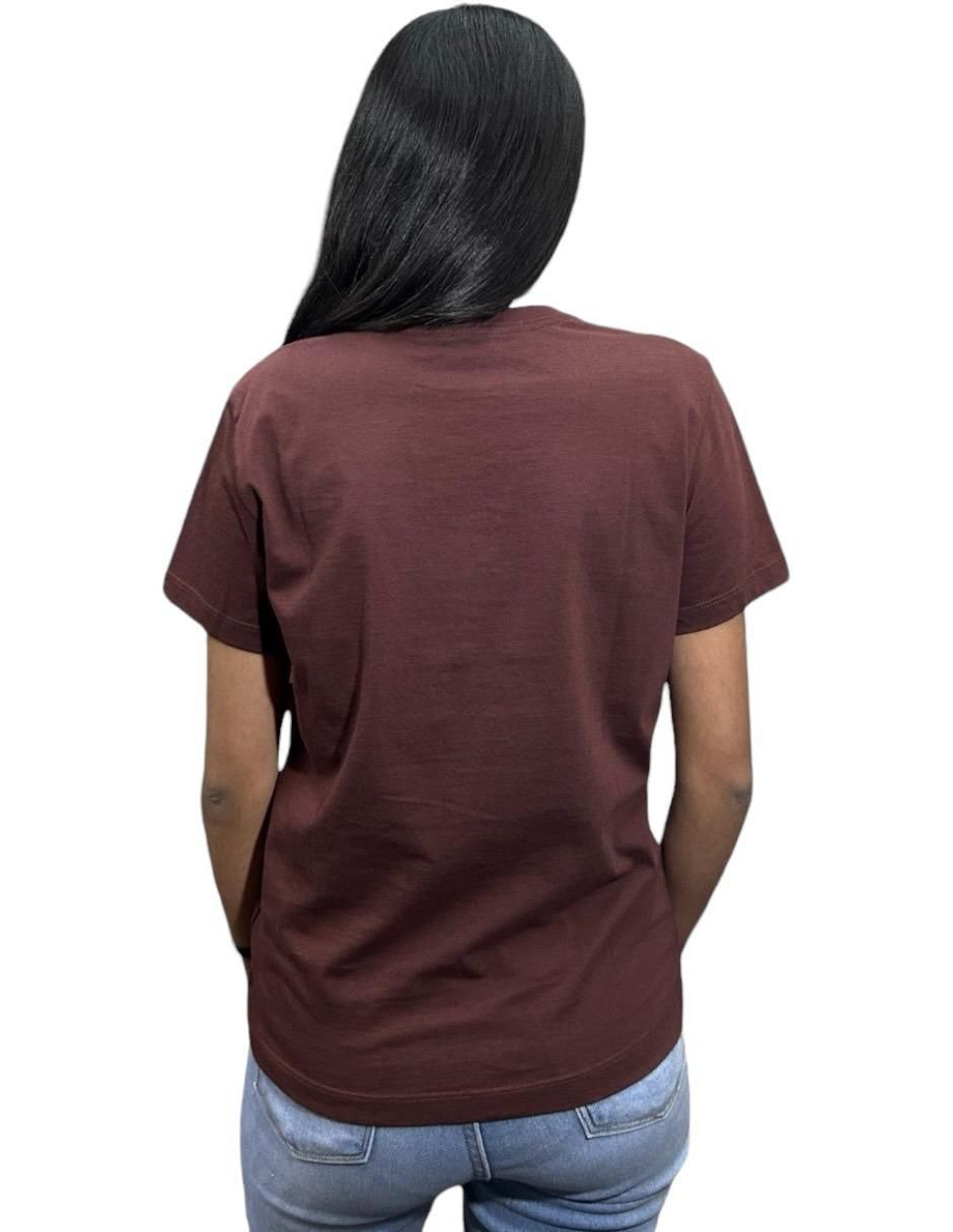 Playera manga corta cuello redondo para mujer 3