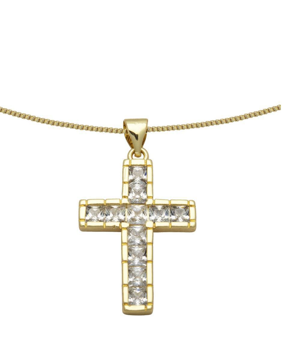 Collar de cruz 18 K