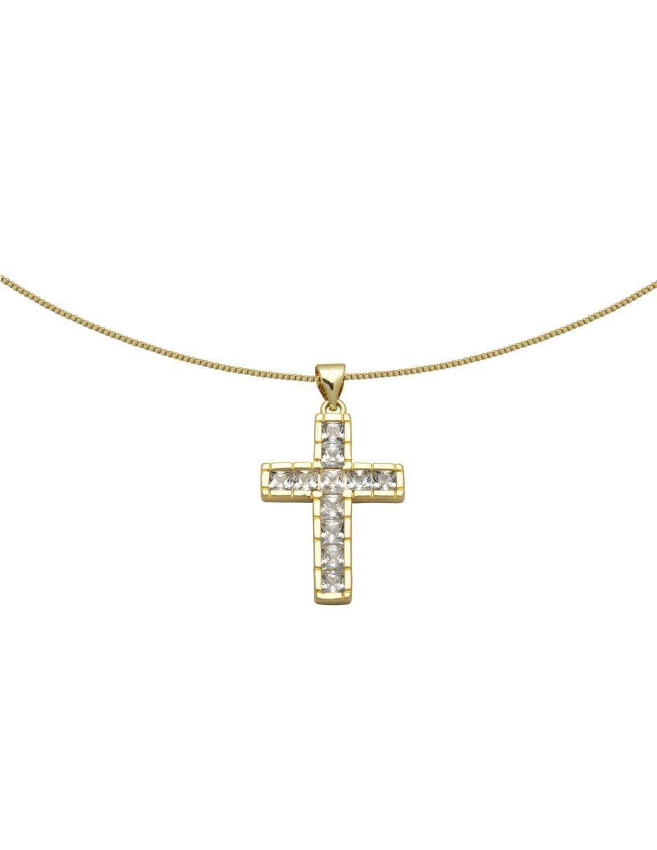 Collar cruz 18 K 2