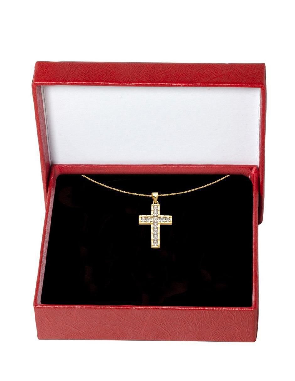 Collar cruz 18 K 4