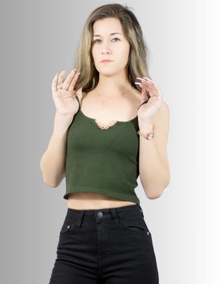 Blusa de tirantes Malabis para mujer