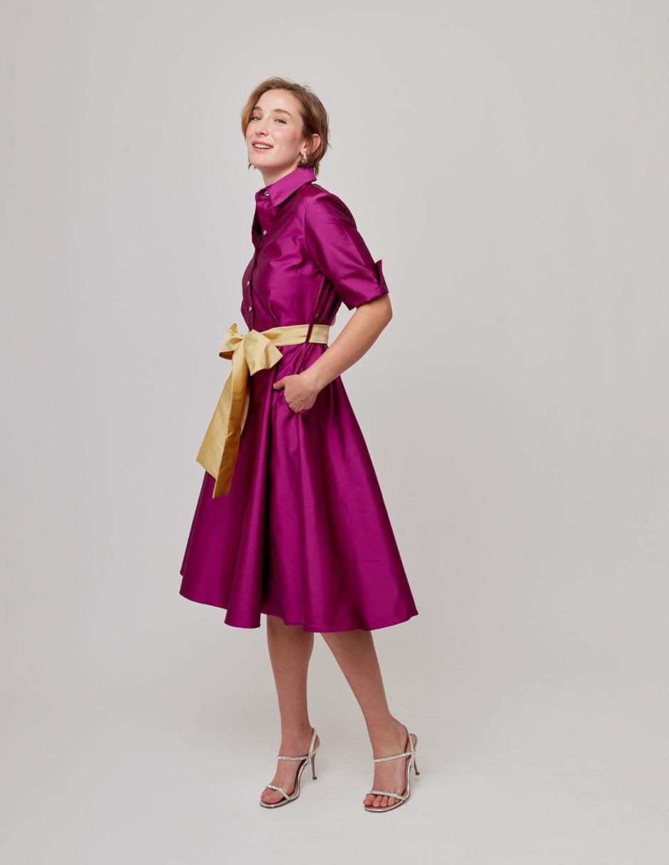 Vestido 3/4 formal para mujer 10