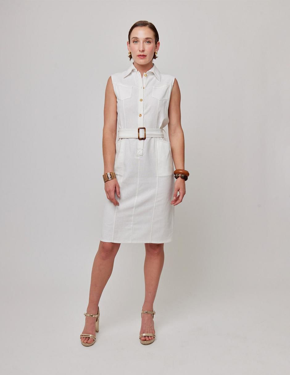 Vestido a la rodilla casual para mujer 10