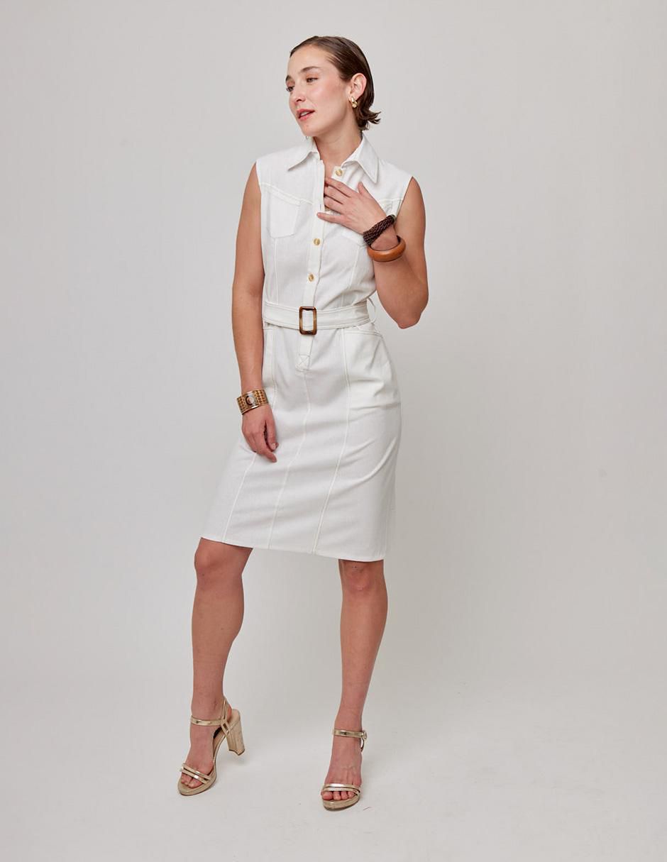 Vestido a la rodilla casual para mujer 5