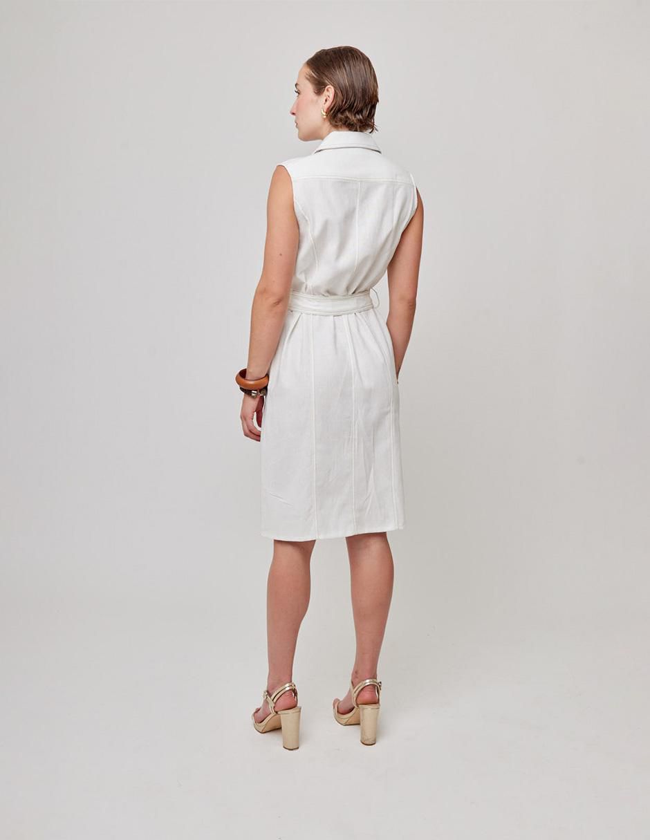 Vestido a la rodilla casual para mujer 6