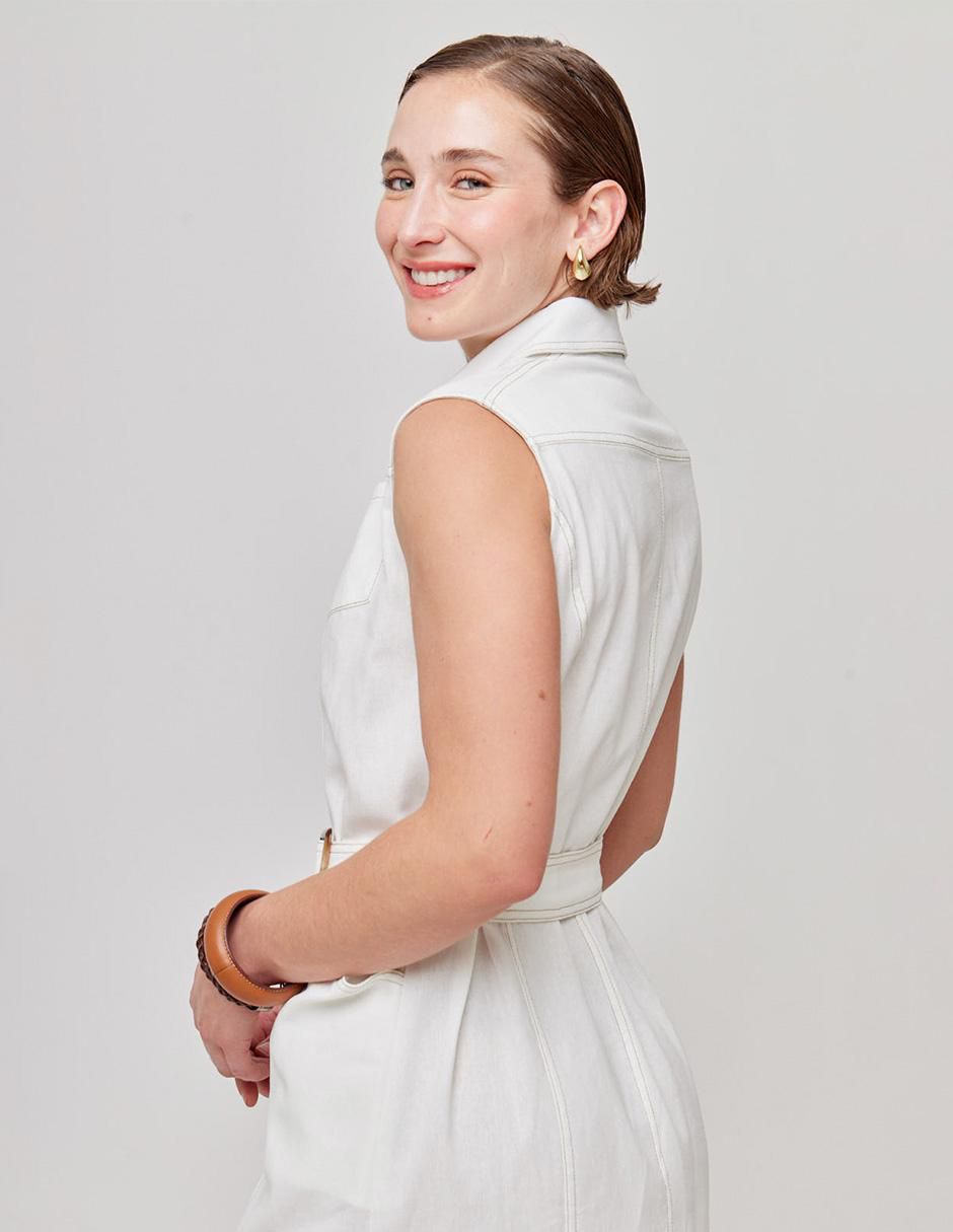 Vestido a la rodilla casual para mujer 7
