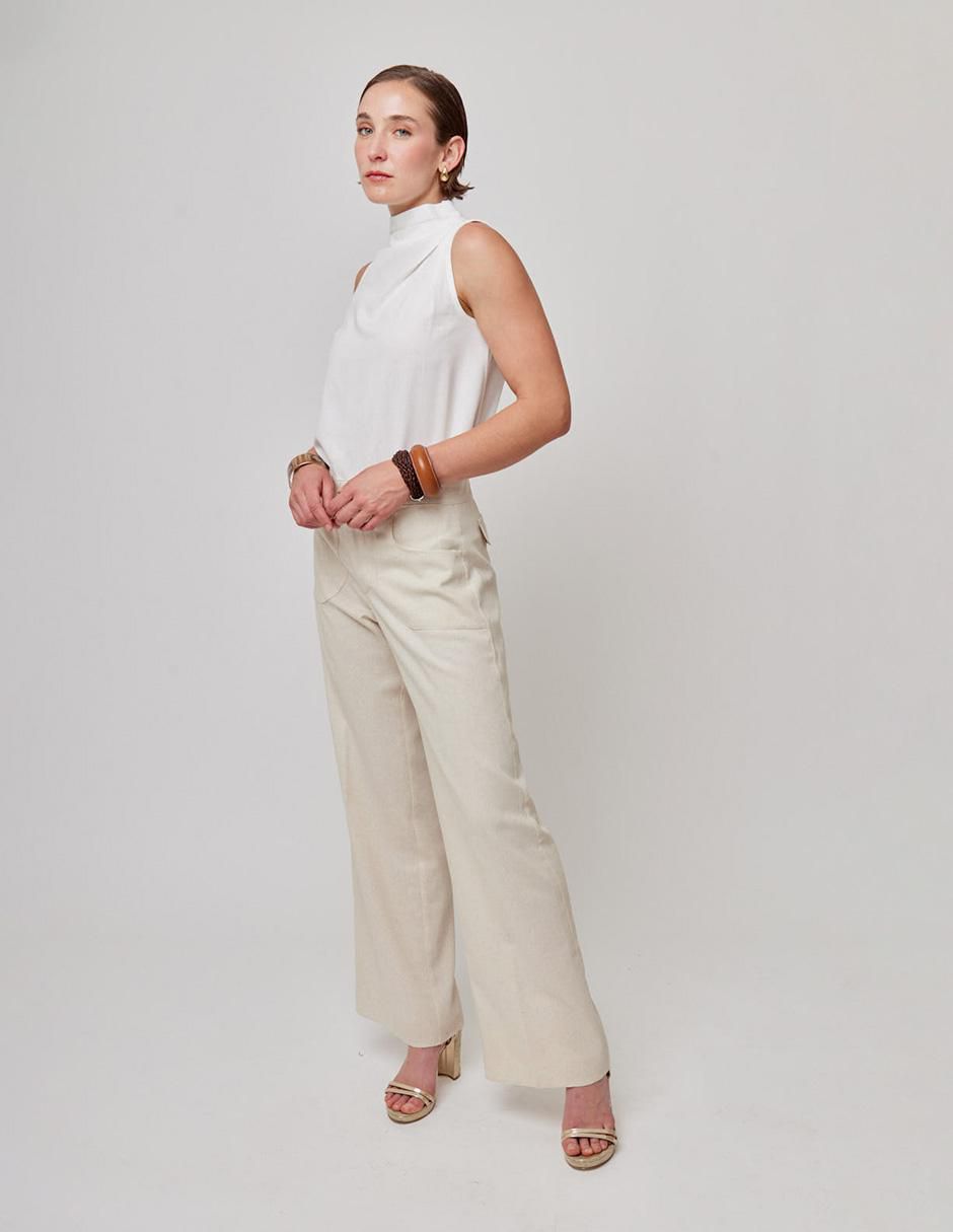 Pantalón amplio para mujer 6