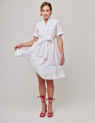 Vestido a la rodilla casual para mujer