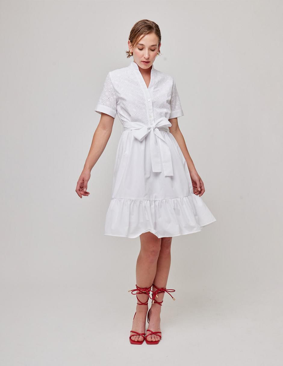 Vestido a la rodilla casual para mujer