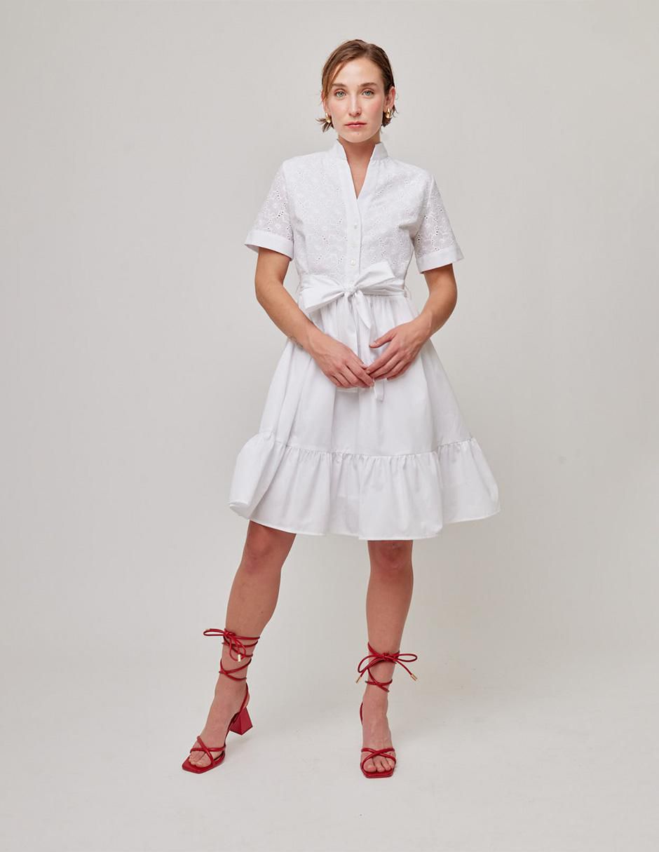 Vestido a la rodilla casual para mujer