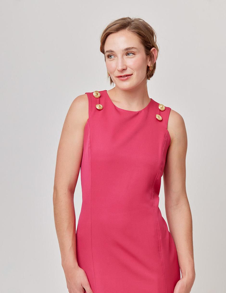 Vestido a la rodilla casual para mujer 4