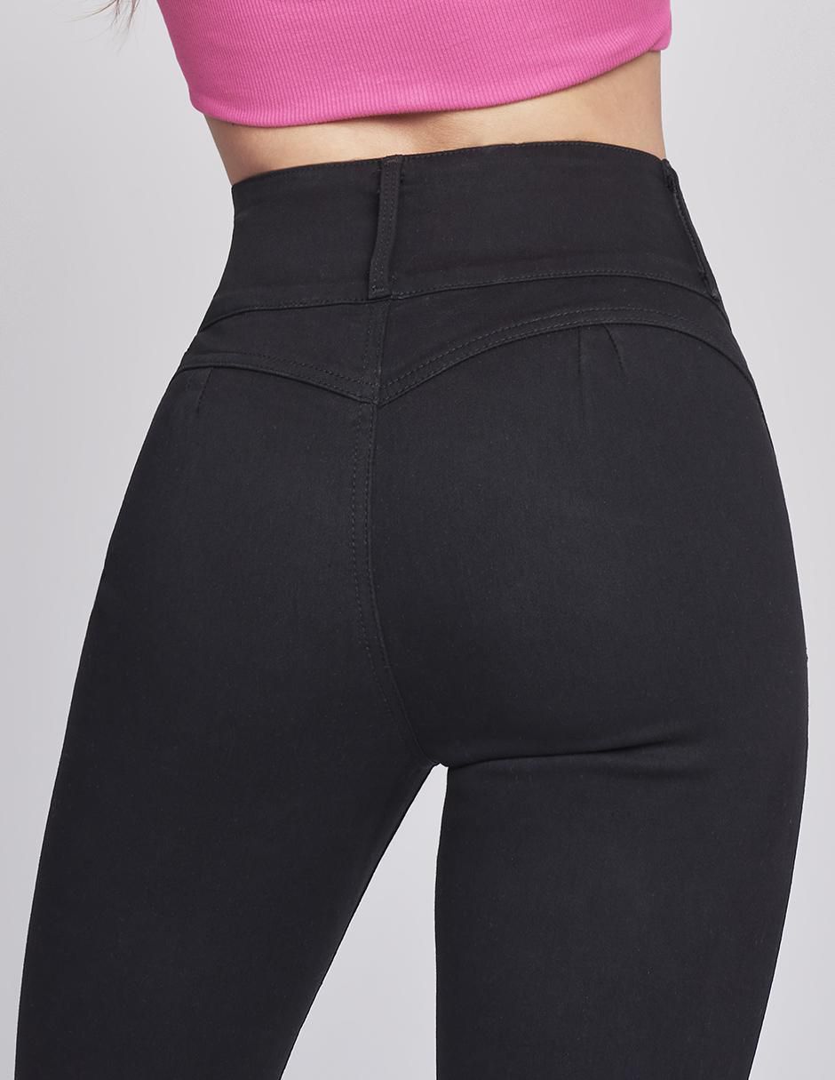 Jeans campana 6040ngro para mujer 3