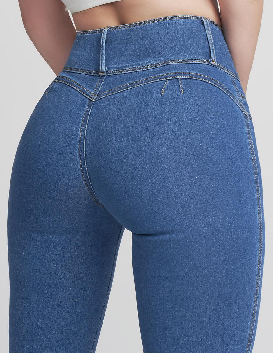 Jeans ultra skinny Seven Jeans 0117ston corte cintura alta para mujer