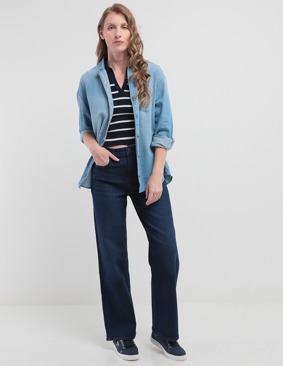 Jeans wide leg para mujer 3