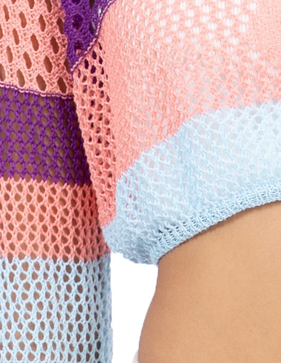 Suéter cuello redondo para mujer