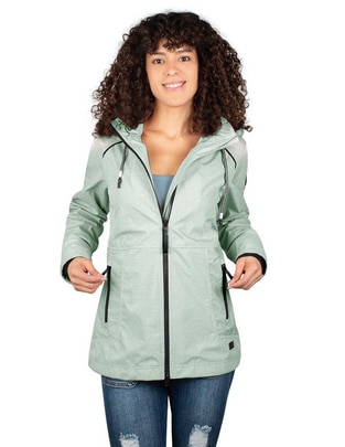 Chamarra parka impermeable para mujer