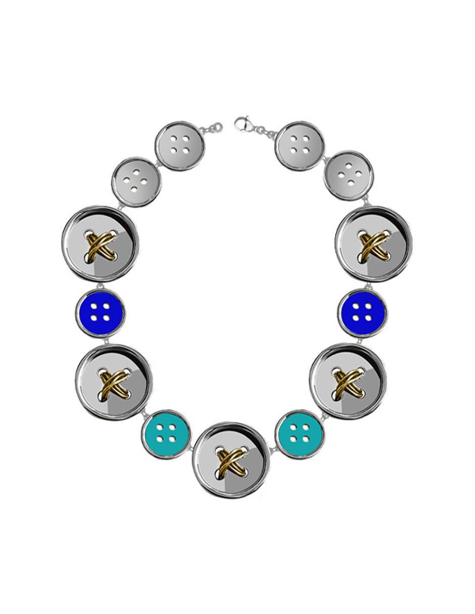 Collar circular Enrique Garcia de plata P 925
