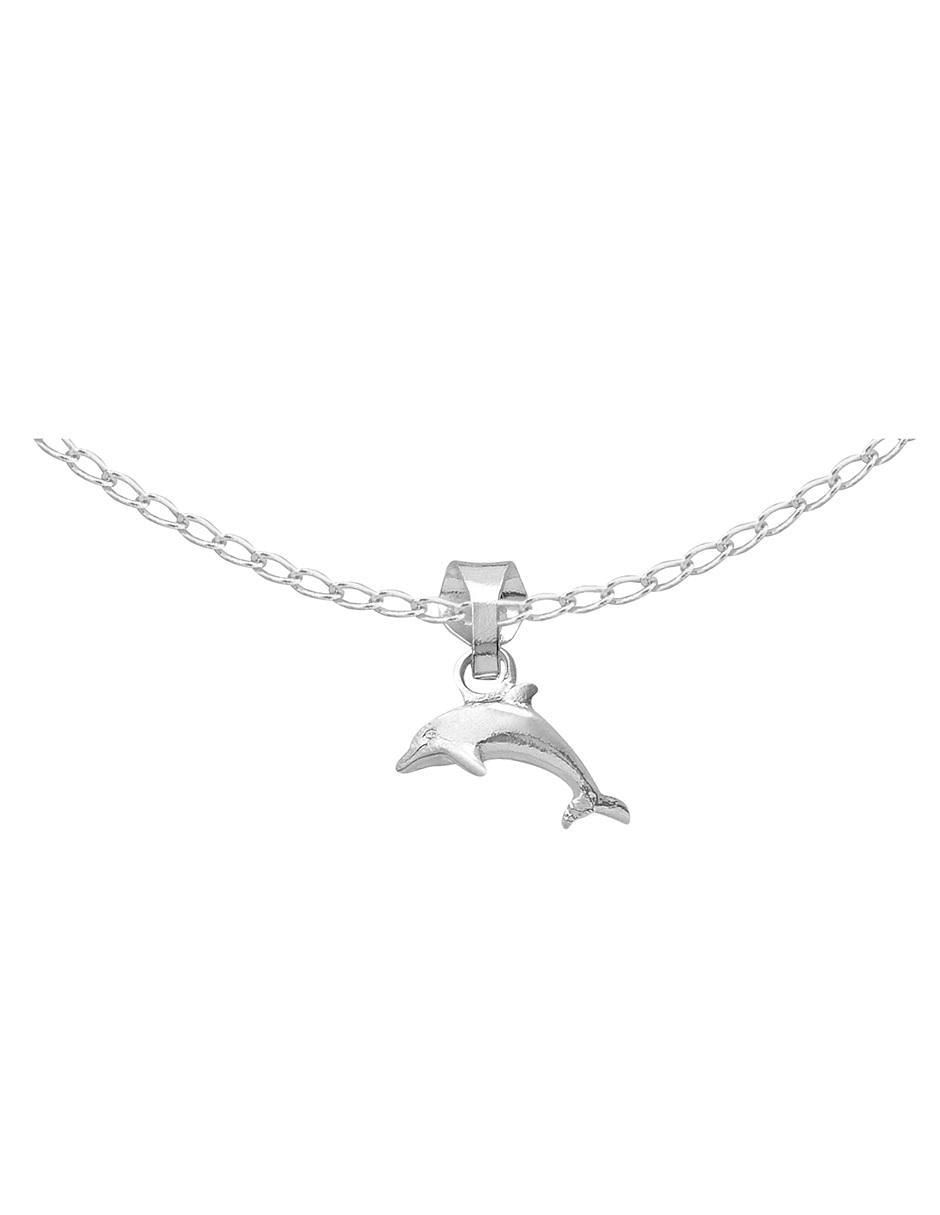 Collar de delfín de plata P 925
