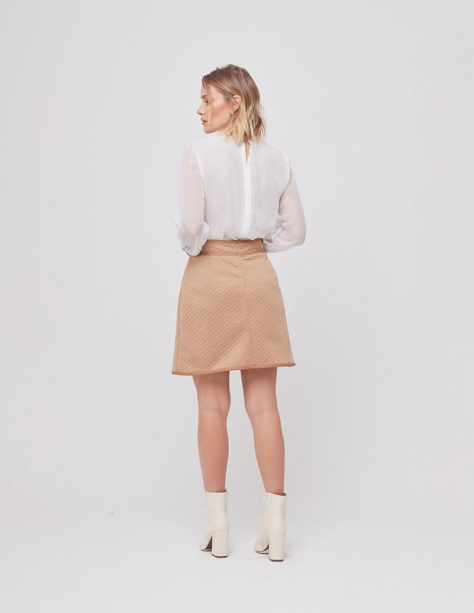 Falda mini cintura alta 8