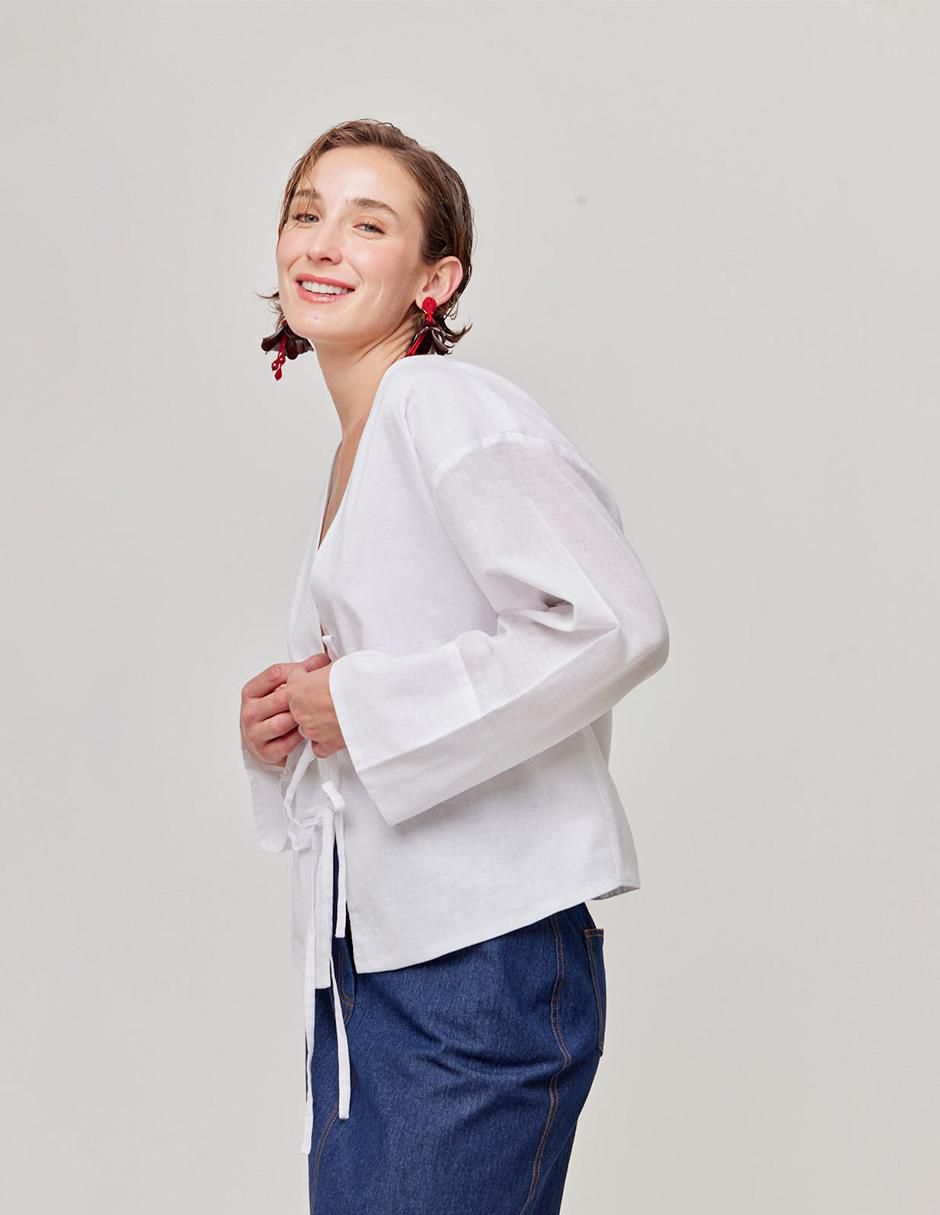 Blusa manga larga para mujer 11