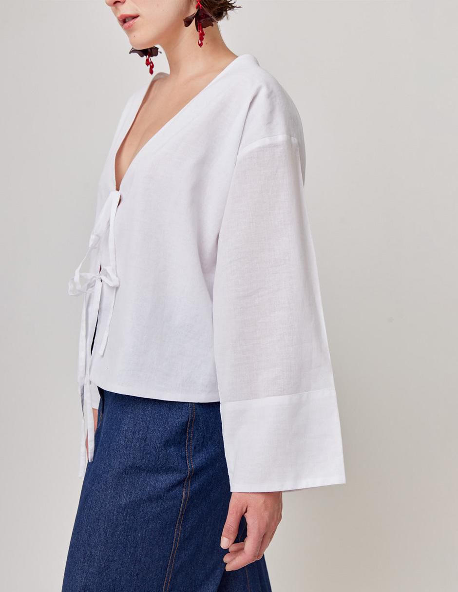 Blusa manga larga para mujer 14