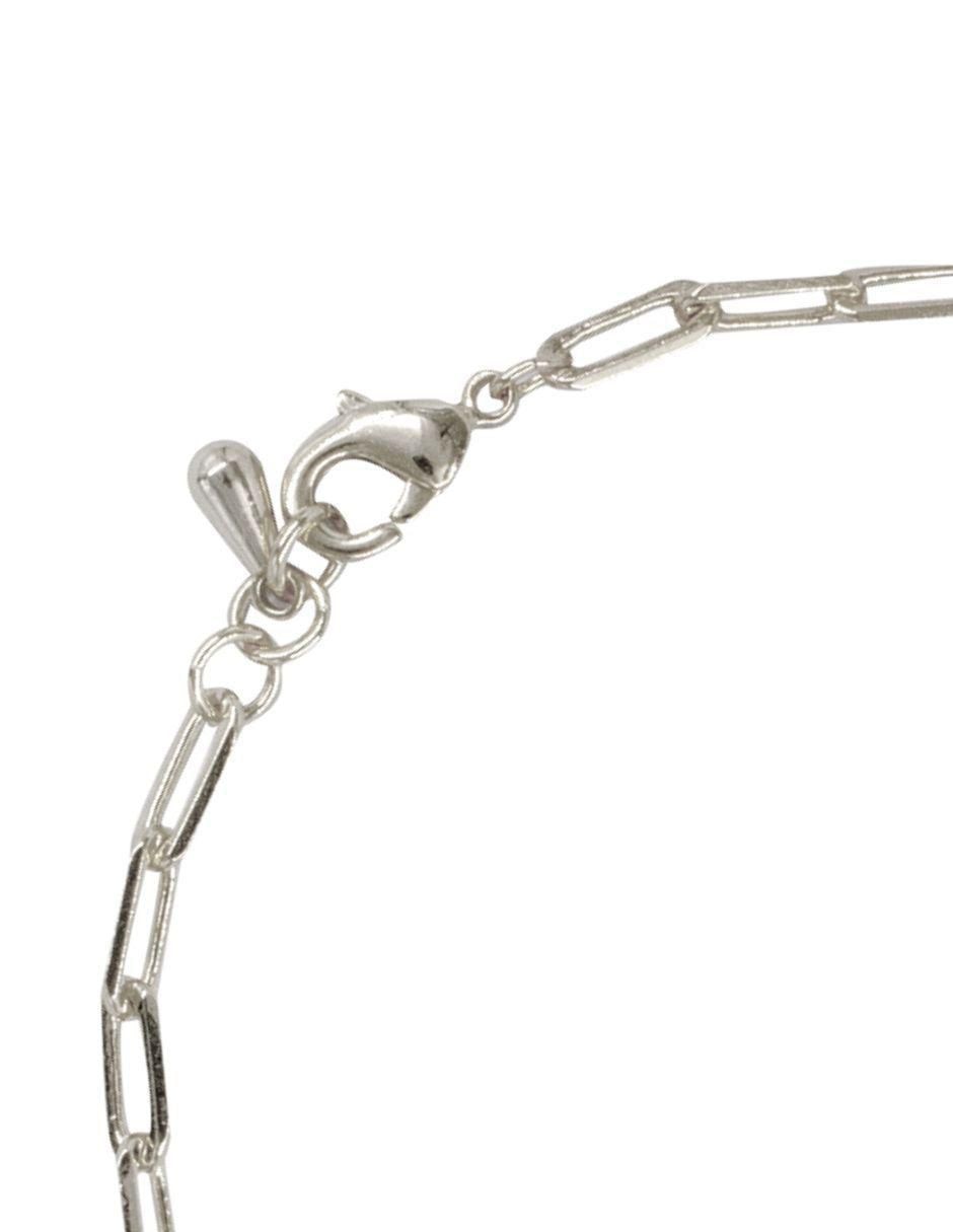 Pulsera con zirconia Elena Plateado acabado baño de rodio 2