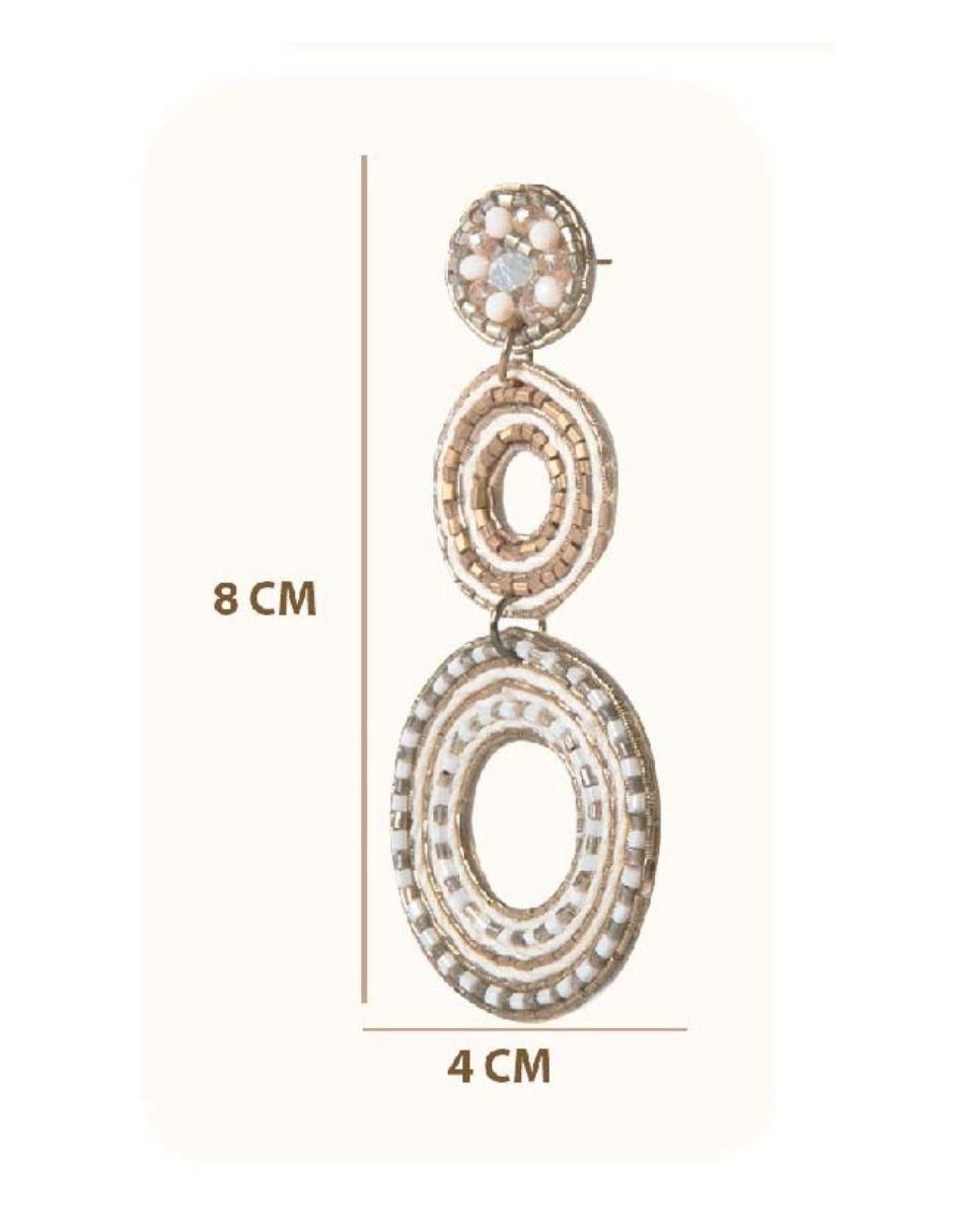 Aretes circulares con acabado brillante 5