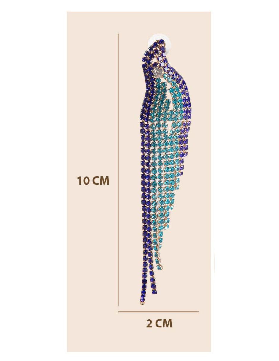 Aretes de pájaro Pshi con acabado brillante fantasía 5
