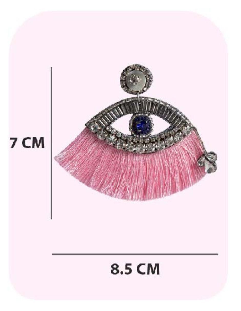 Aretes de ojo con acabado brillante 5