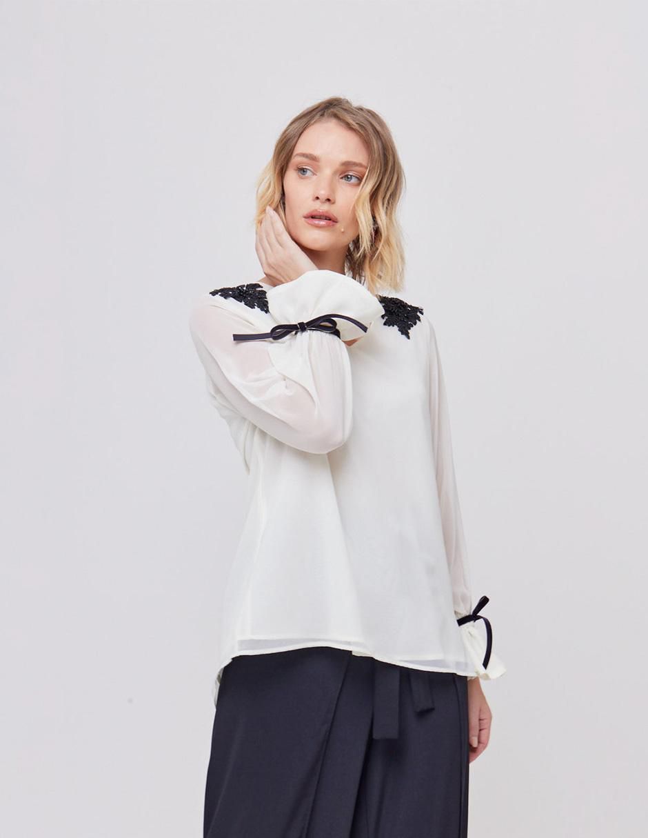 Blusa manga larga para mujer 2
