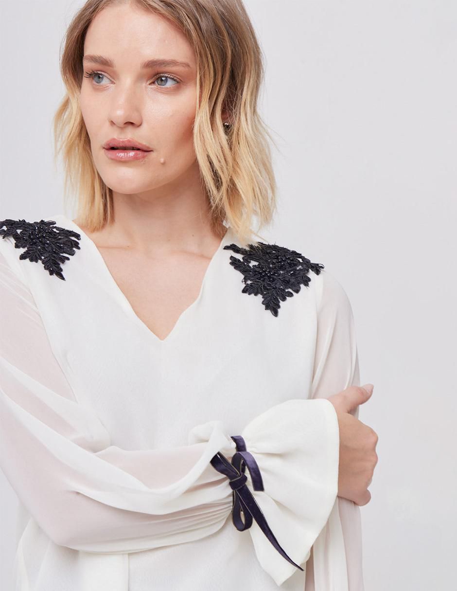 Blusa manga larga para mujer 5