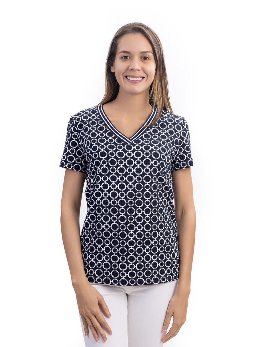 Playera manga corta cuello v para mujer Playera manga corta cuello v para mujer