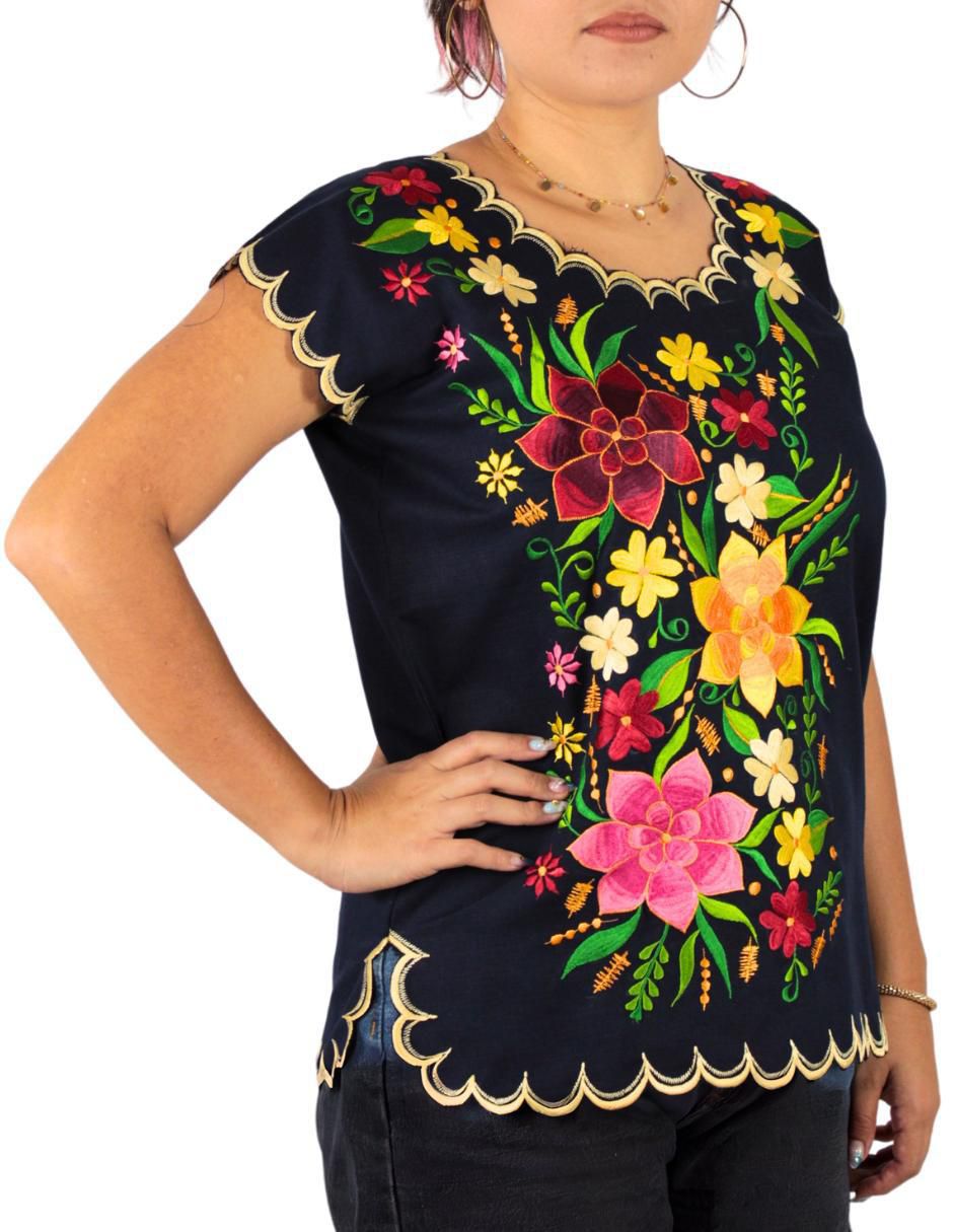 Blusa manga corta para mujer 5