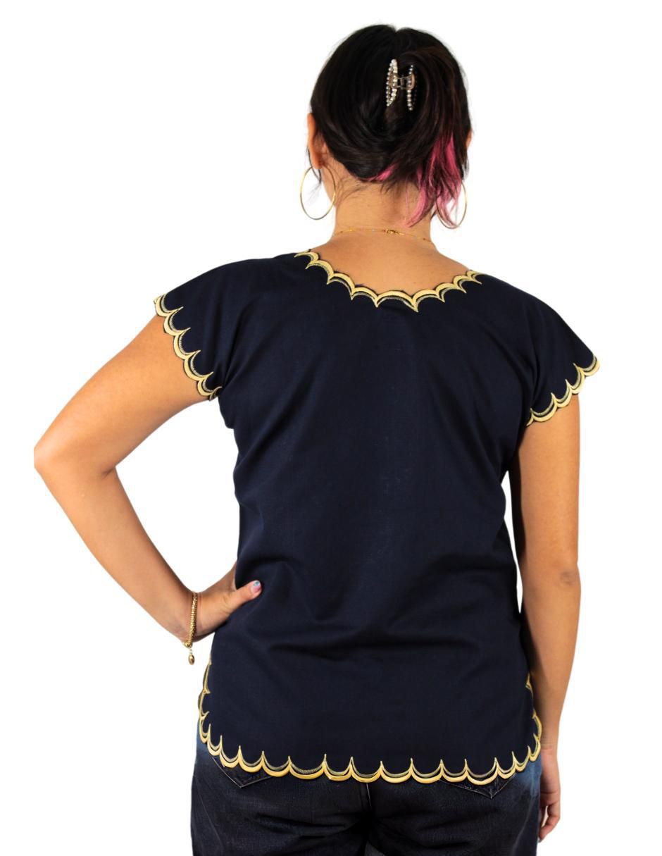 Blusa manga corta para mujer 3