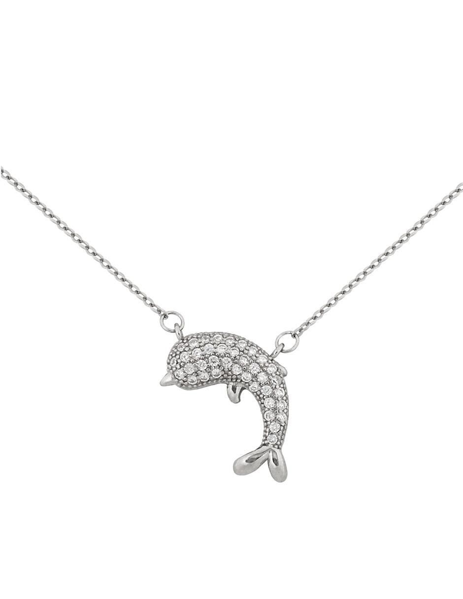 Collar delfín de plata P 925 Collar delfín de plata P 925