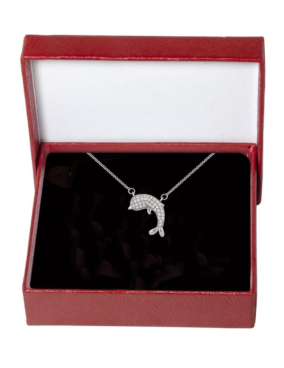 Collar delfín de plata P 925 4