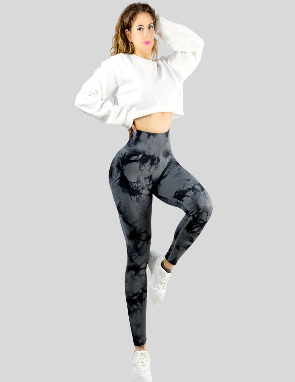 Legging cintura alta con elástico ajustable para mujer