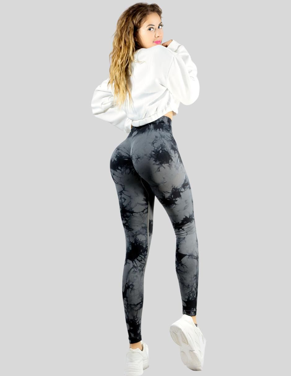 Legging cintura alta con elástico ajustable para mujer