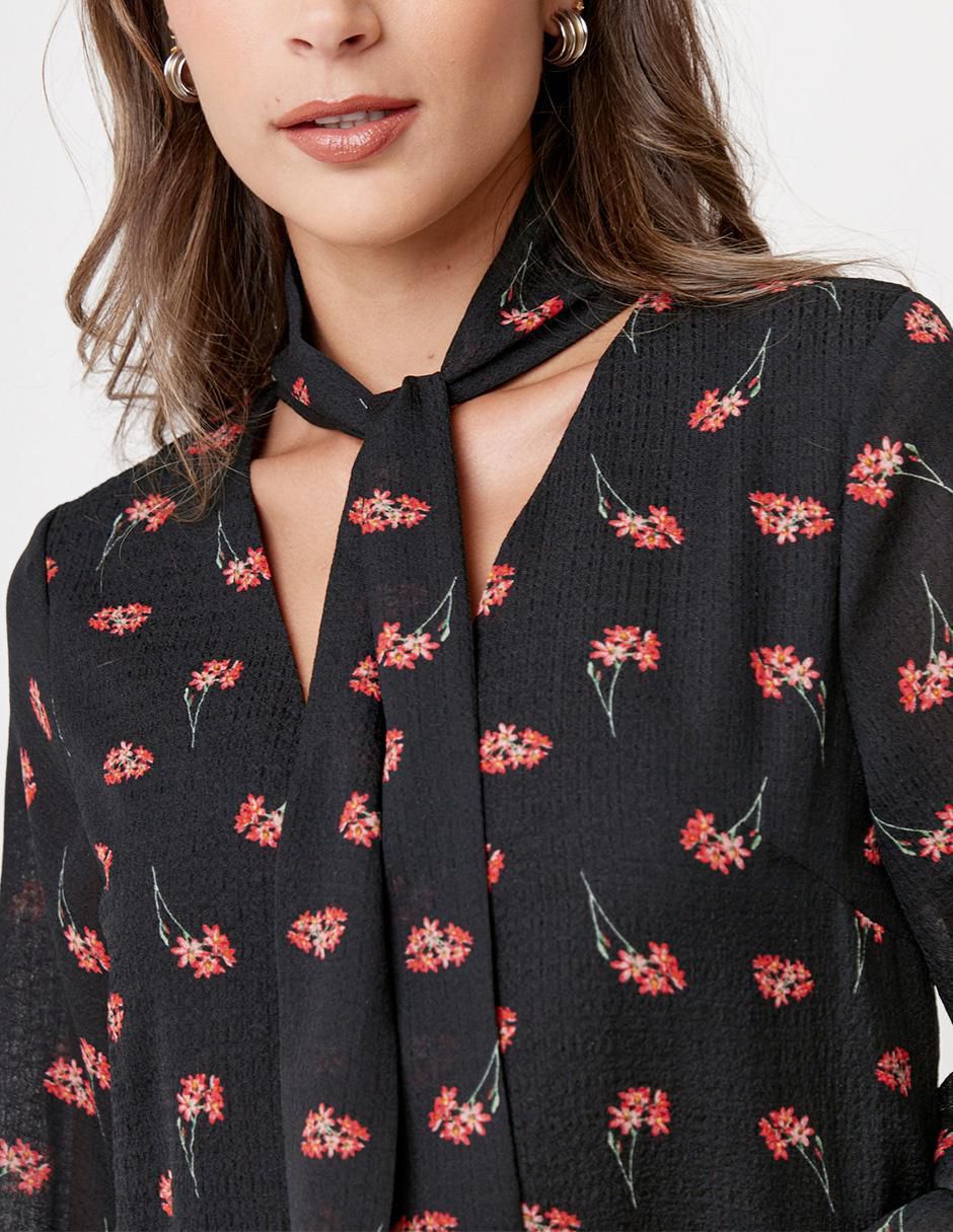 Blusa Linea Pura manga larga para mujer