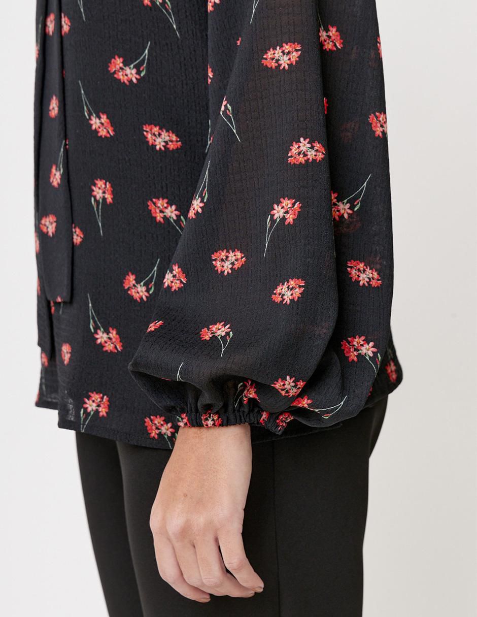 Blusa Linea Pura manga larga para mujer
