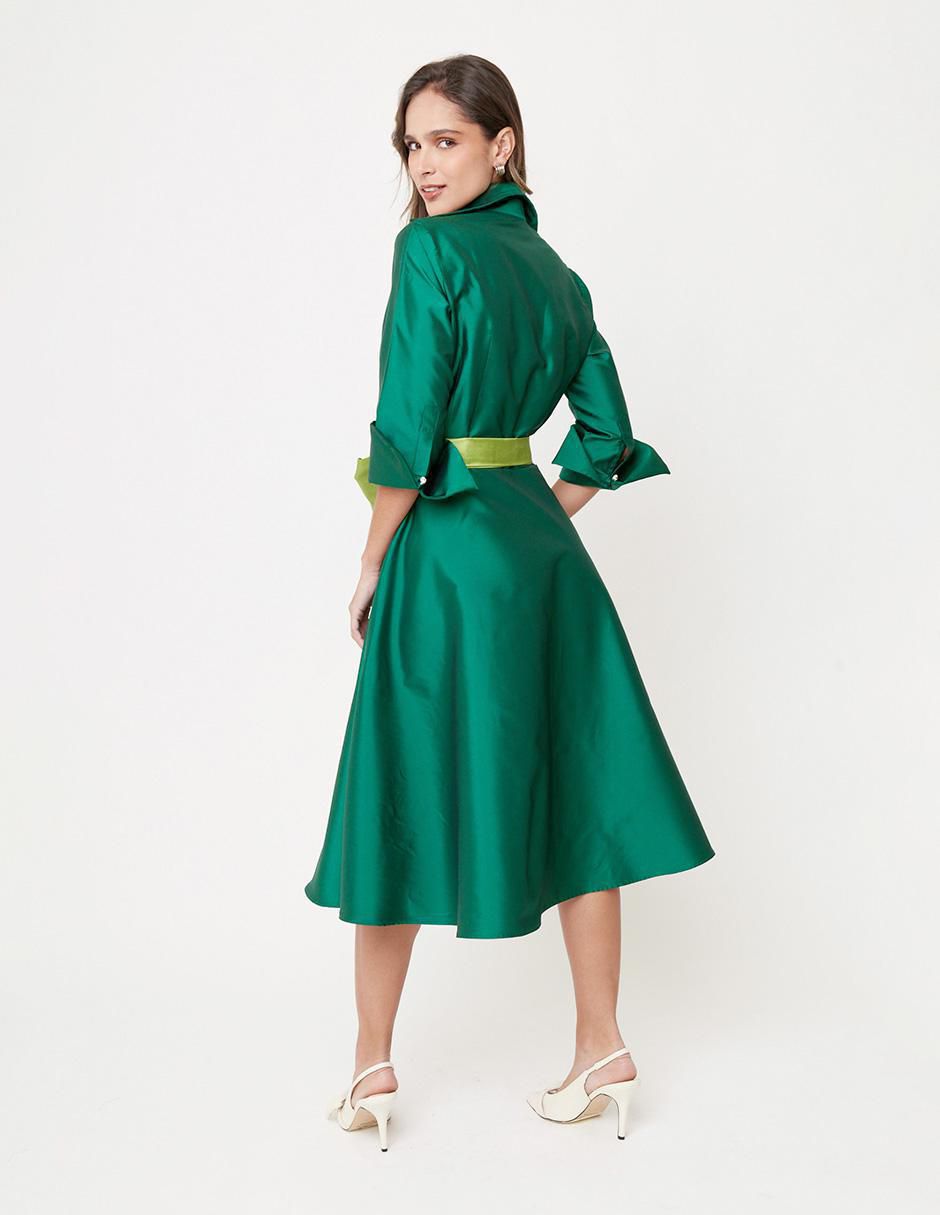 Vestido midi formal ekleggen para mujer 8